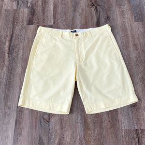 J Crew Yellow Gramercy Shorts- 35W 9"